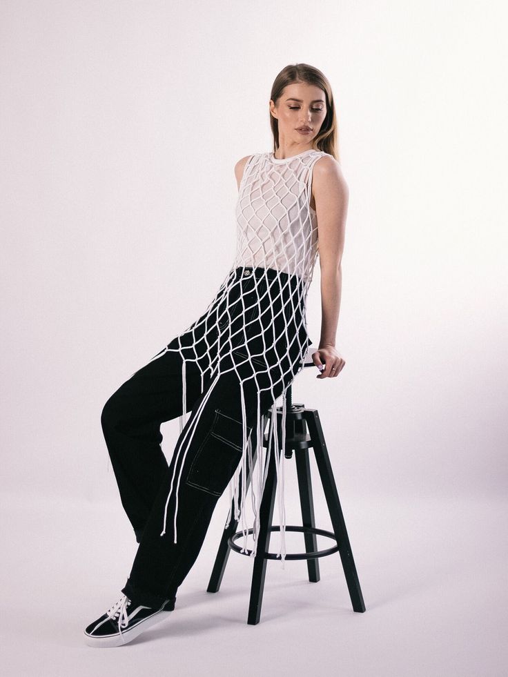 Macrame Beach Wear Mesh Dress - Leechoo